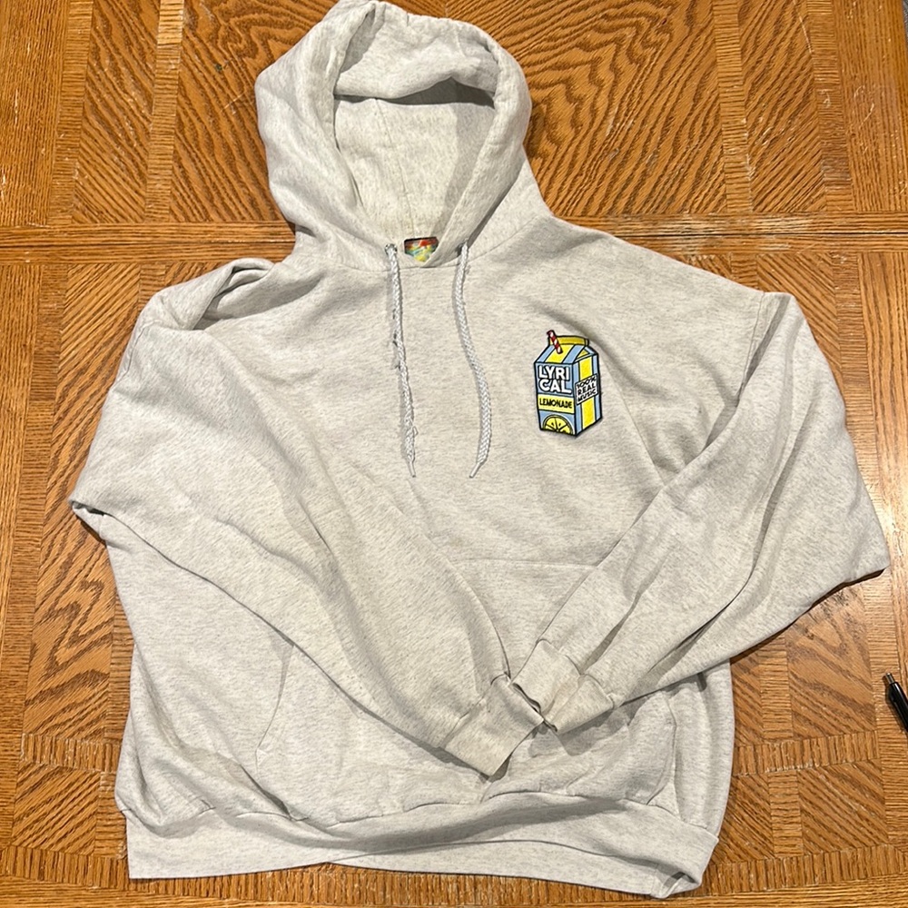 Gray Graphic Hoodie